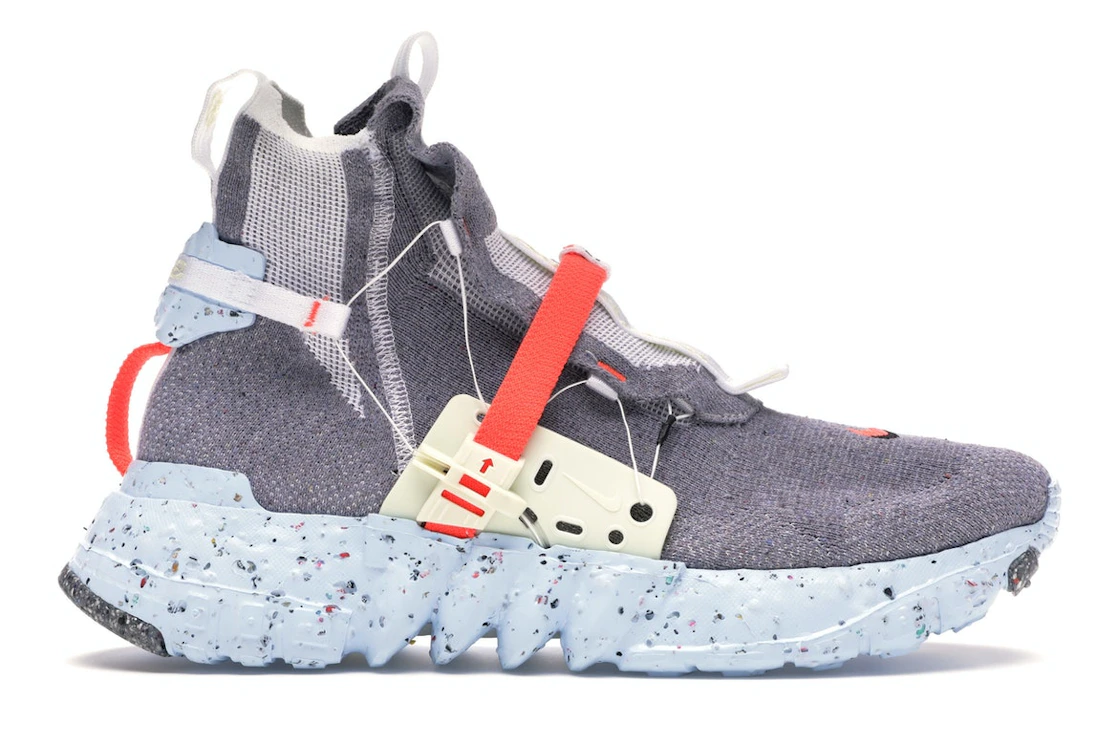 Vue 1 de Nike Space Hippie 03 Vast Grey Hyper Crimson