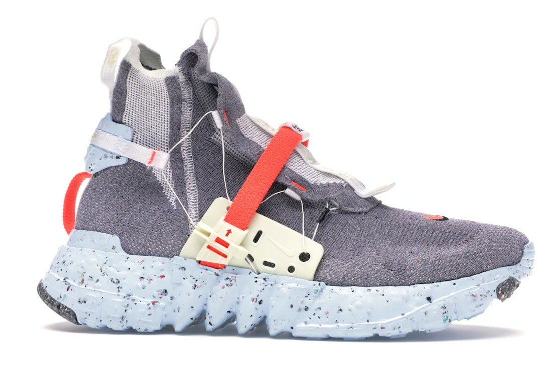Vue 2 de Nike Space Hippie 03 Vast Grey Hyper Crimson