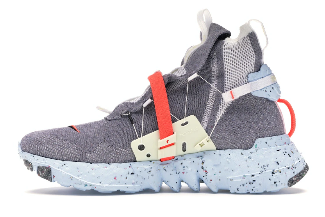 Vue 19 de Nike Space Hippie 03 Vast Grey Hyper Crimson