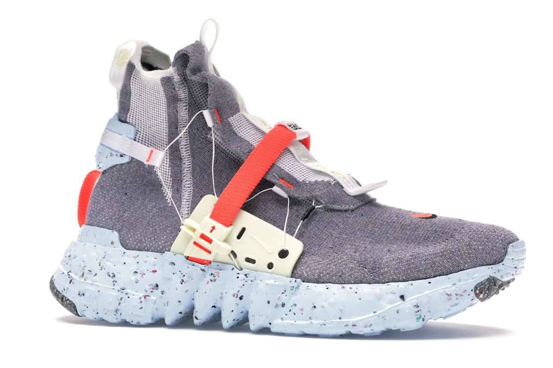Vue 3 de Nike Space Hippie 03 Vast Grey Hyper Crimson