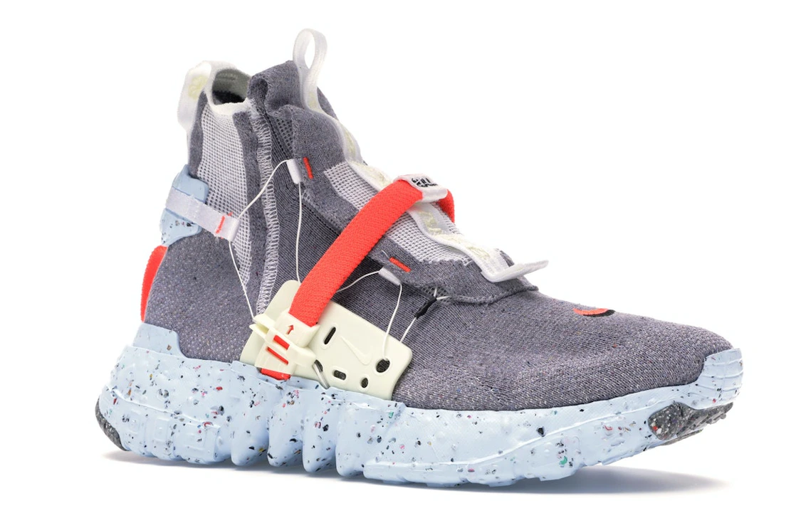 Vue 4 de Nike Space Hippie 03 Vast Grey Hyper Crimson
