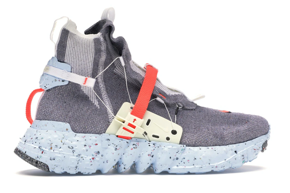 Vue 36 de Nike Space Hippie 03 Vast Grey Hyper Crimson