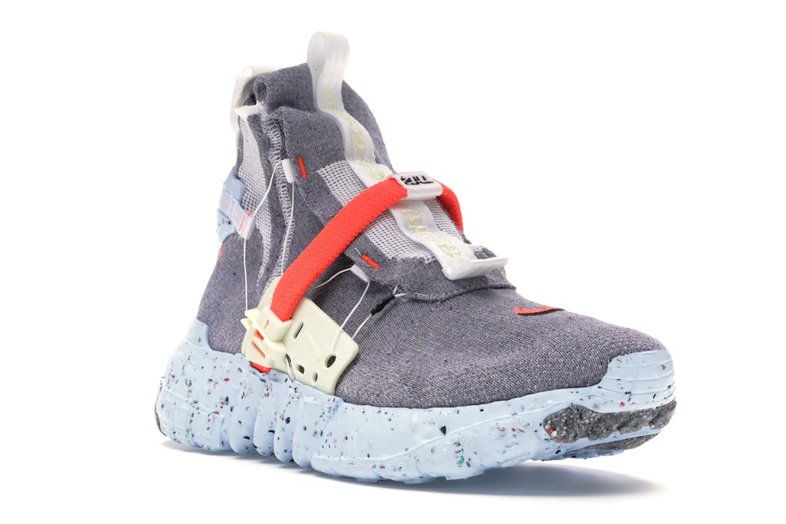 Vue 6 de Nike Space Hippie 03 Vast Grey Hyper Crimson