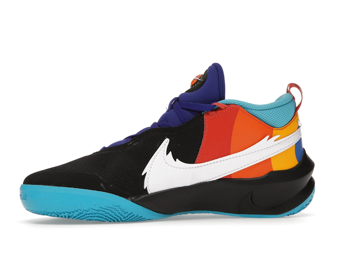 Vue 18 de Nike Team Hustle D 10 SE Space Jam Black (GS)