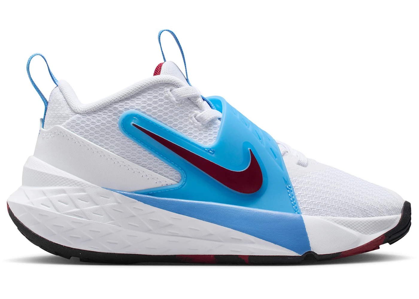 Nike Team Hustle D 12 White University Blue Black Team Red (PS)