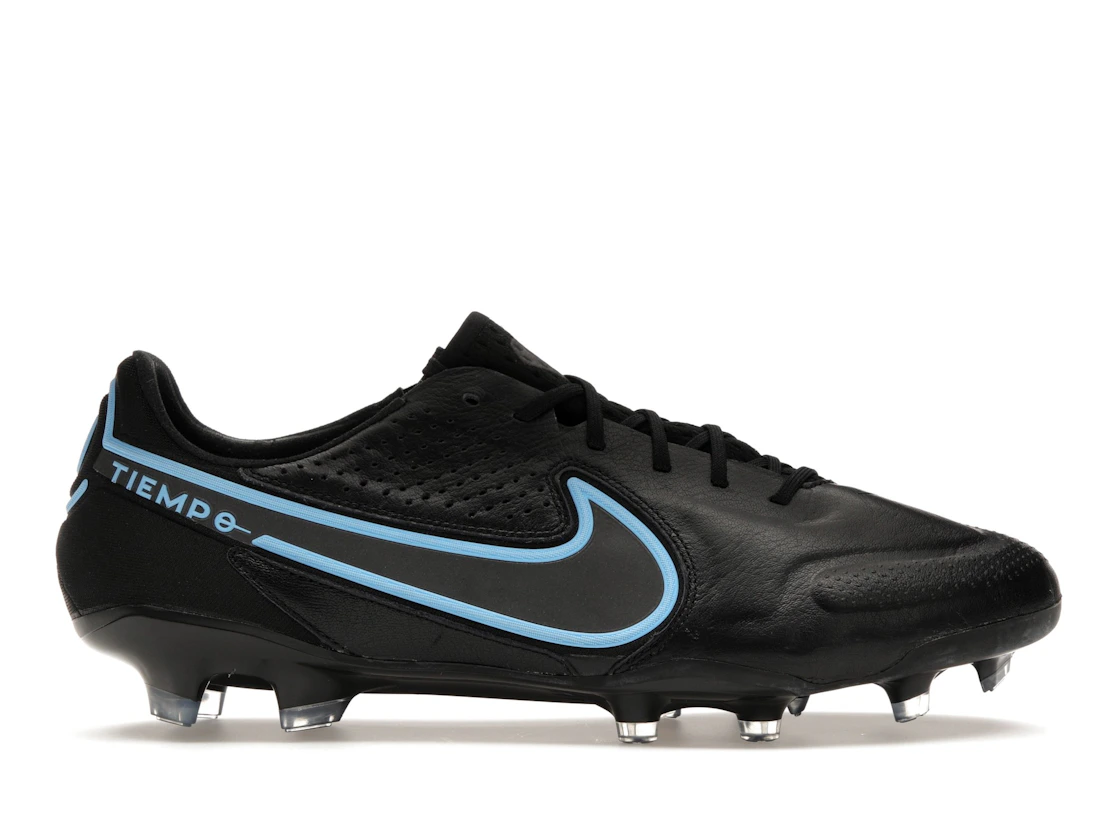 Vue 1 de Nike Tiempo Legend 9 Elite FG Black University Blue