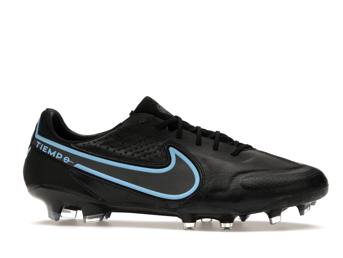 Vue 2 de Nike Tiempo Legend 9 Elite FG Black University Blue