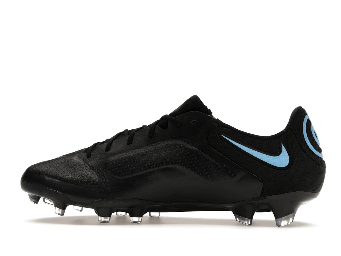 Vue 20 de Nike Tiempo Legend 9 Elite FG Black University Blue