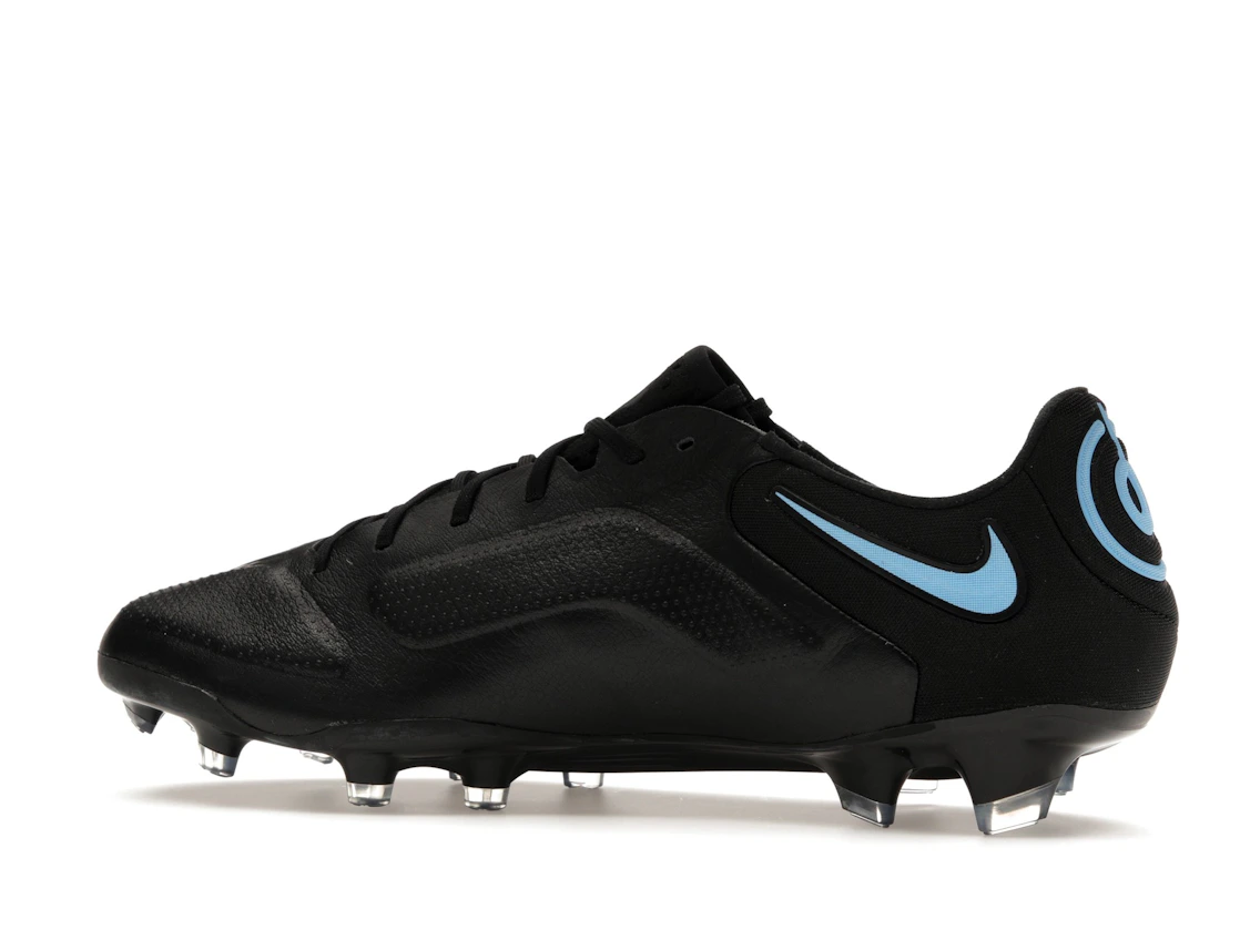 Vue 21 de Nike Tiempo Legend 9 Elite FG Black University Blue