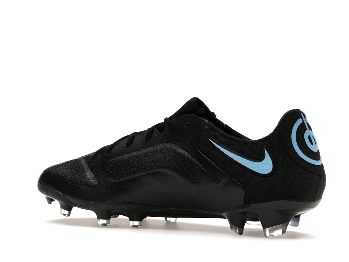 Vue 22 de Nike Tiempo Legend 9 Elite FG Black University Blue