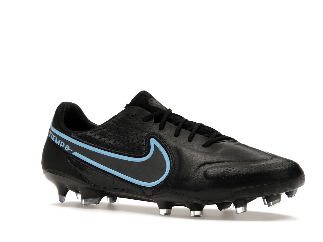 Vue 4 de Nike Tiempo Legend 9 Elite FG Black University Blue