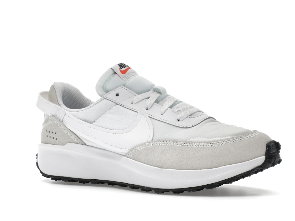 Vue 4 de Nike Waffle Debut White Black Orange