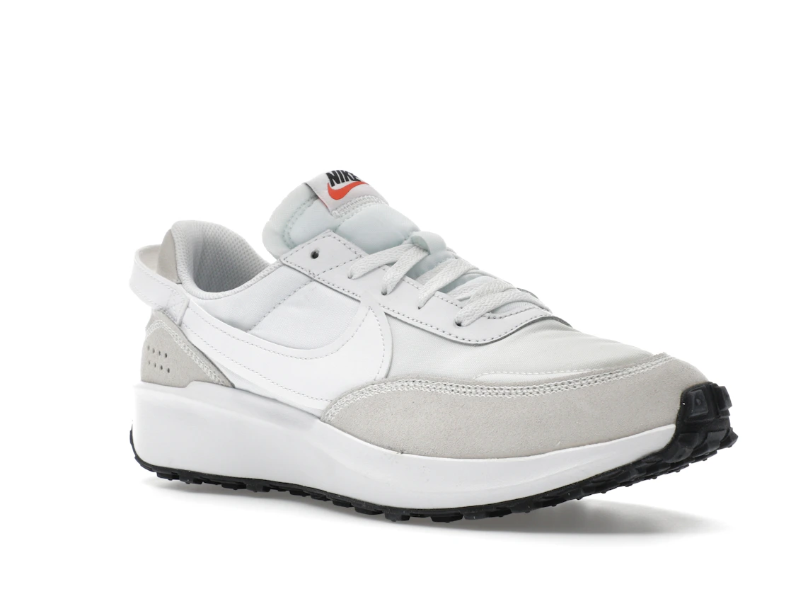 Vue 5 de Nike Waffle Debut White Black Orange