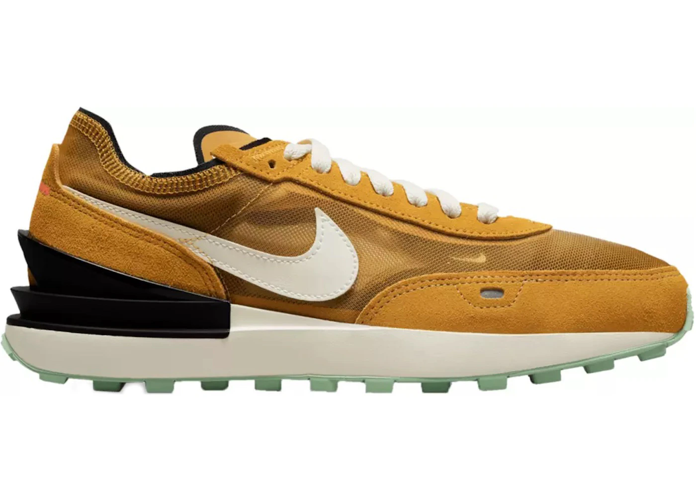 Nike Waffle One Gold Suede Phantom 