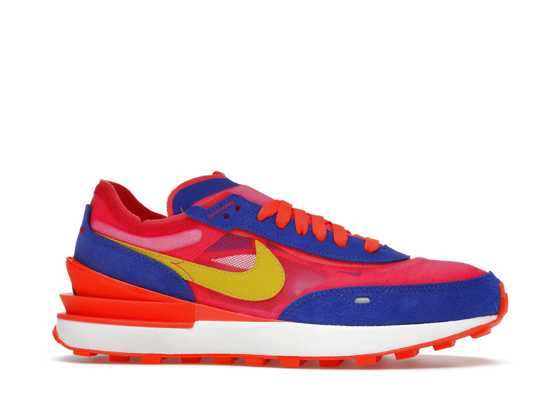 Vue 2 de Nike Waffle One Racer Blue Hyper Pink 