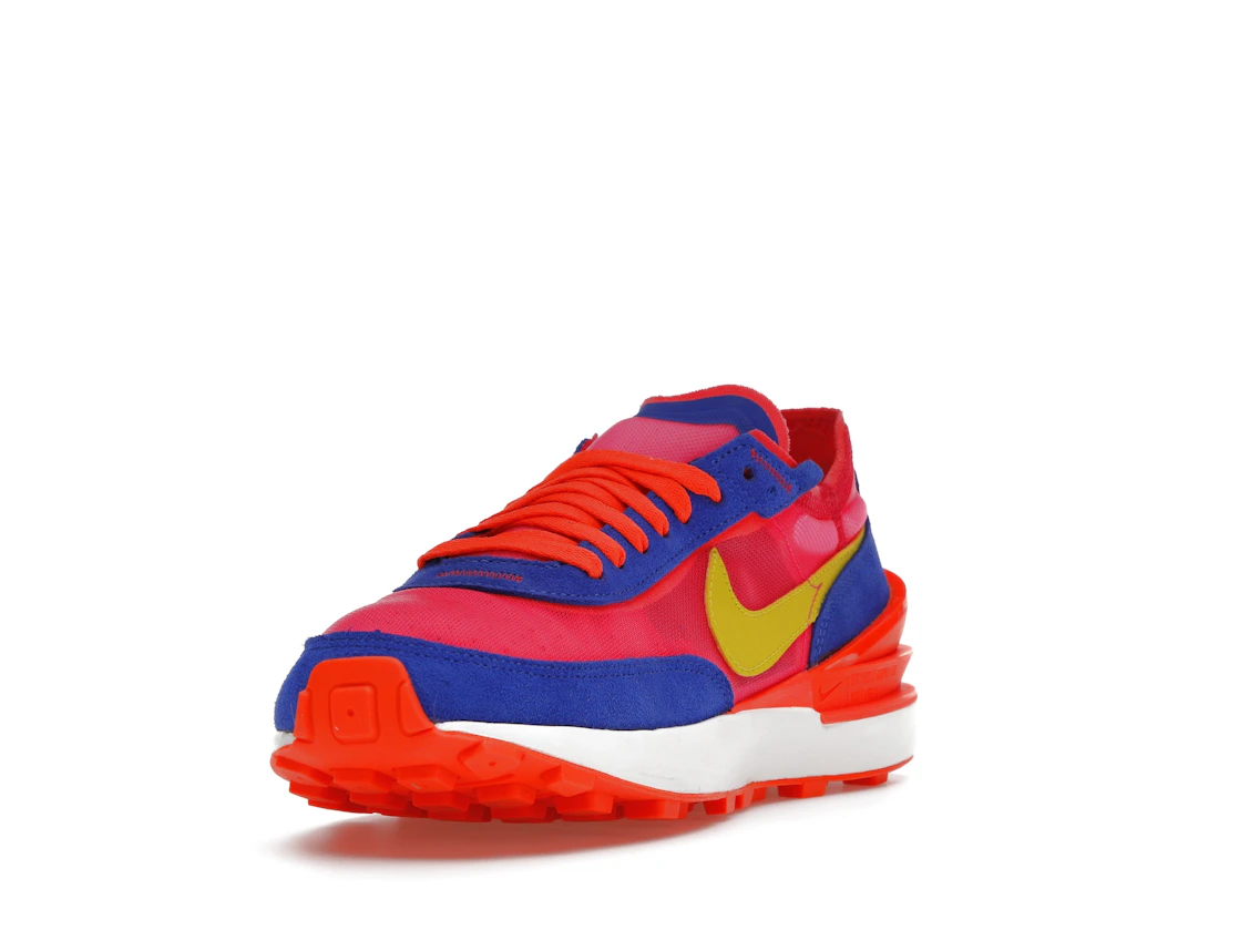 Vue 13 de Nike Waffle One Racer Blue Hyper Pink 