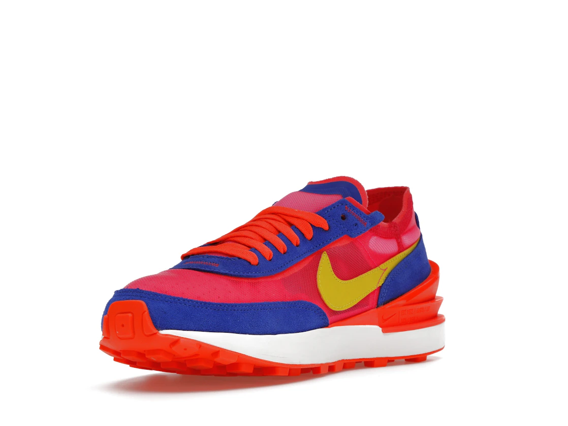 Vue 14 de Nike Waffle One Racer Blue Hyper Pink 