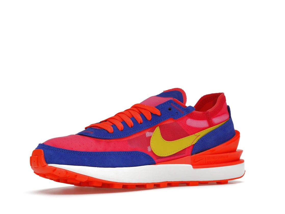 Vue 16 de Nike Waffle One Racer Blue Hyper Pink 