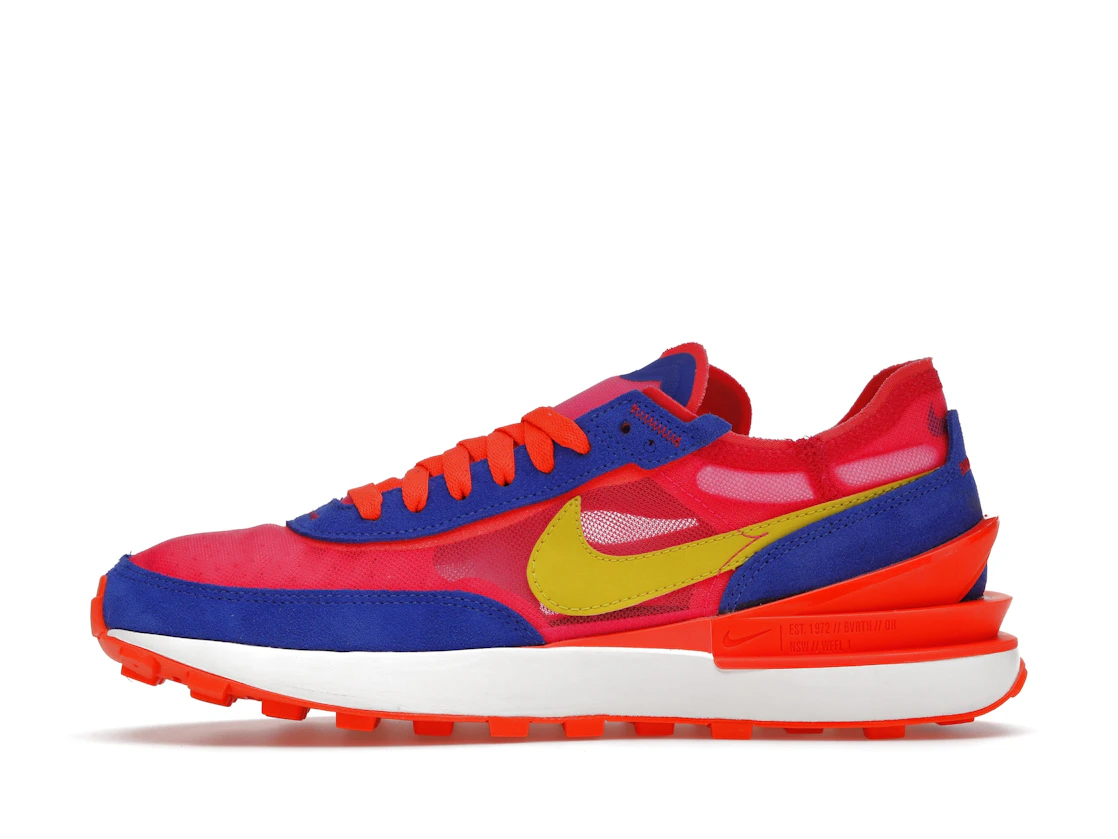 Vue 19 de Nike Waffle One Racer Blue Hyper Pink 