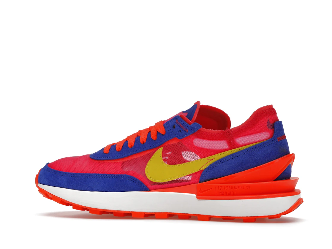 Vue 21 de Nike Waffle One Racer Blue Hyper Pink 