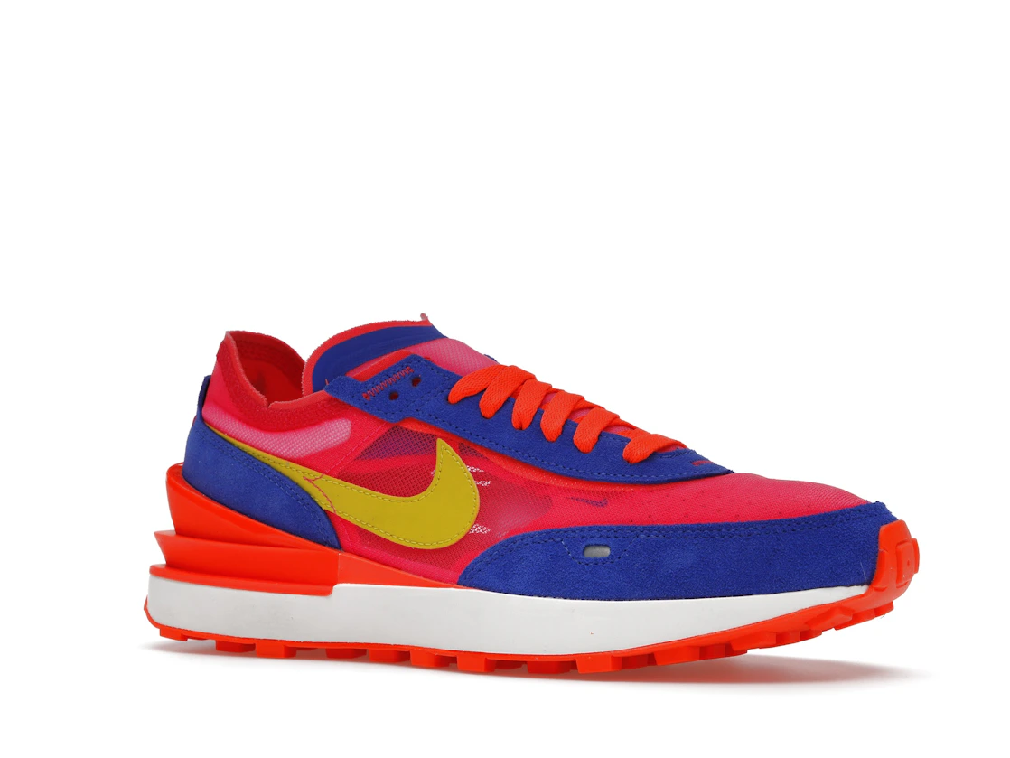 Vue 4 de Nike Waffle One Racer Blue Hyper Pink 