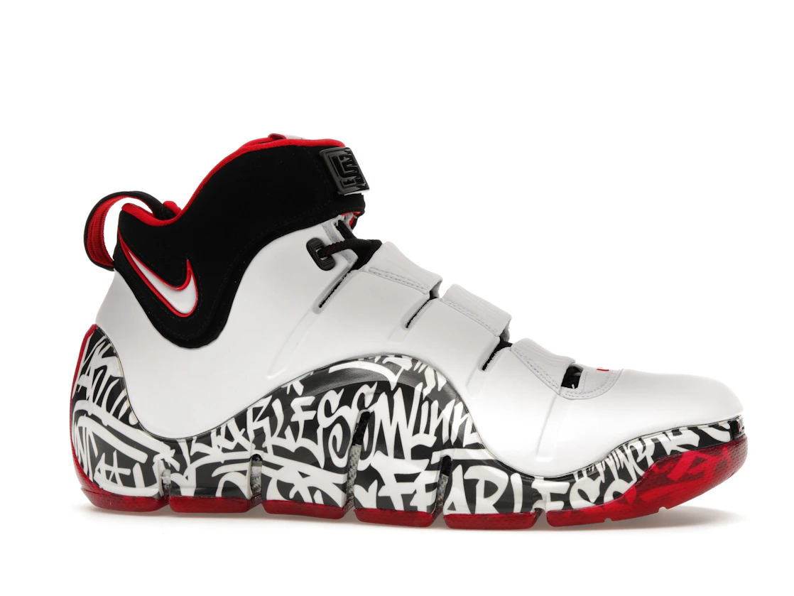 Vue 2 de Nike Zoom LeBron 4 Graffiti (2023)