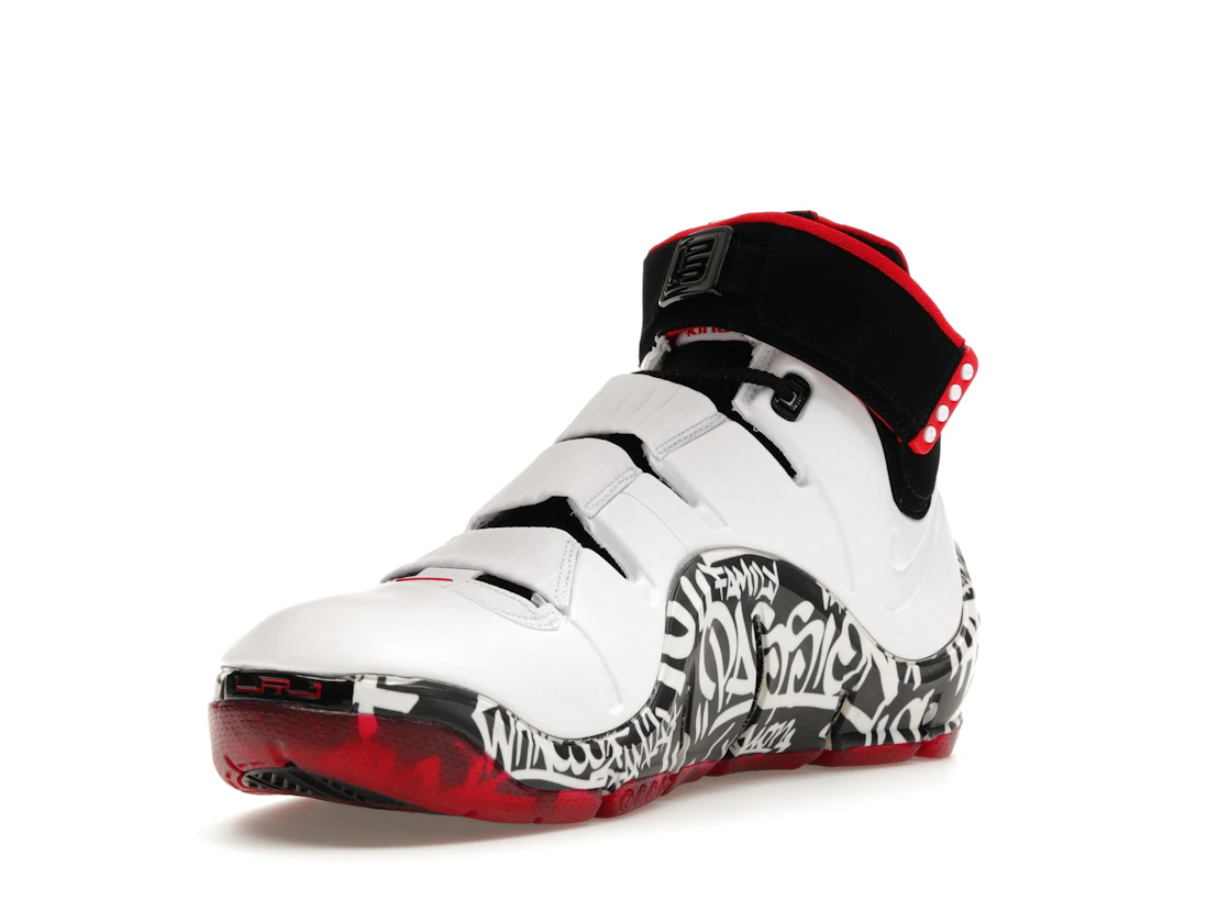 Vue 14 de Nike Zoom LeBron 4 Graffiti (2023)
