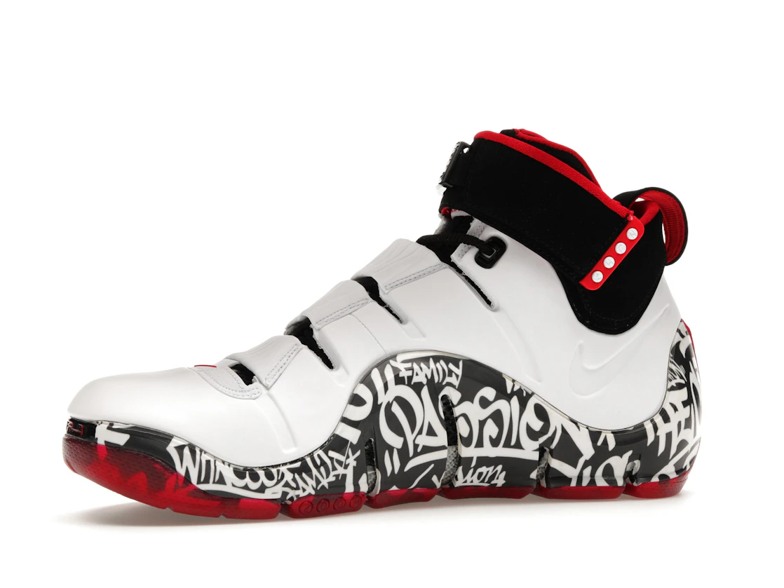 Vue 17 de Nike Zoom LeBron 4 Graffiti (2023)