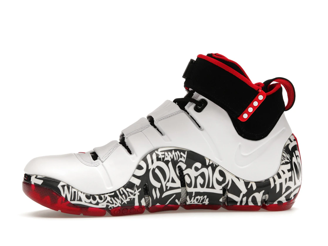 Vue 18 de Nike Zoom LeBron 4 Graffiti (2023)