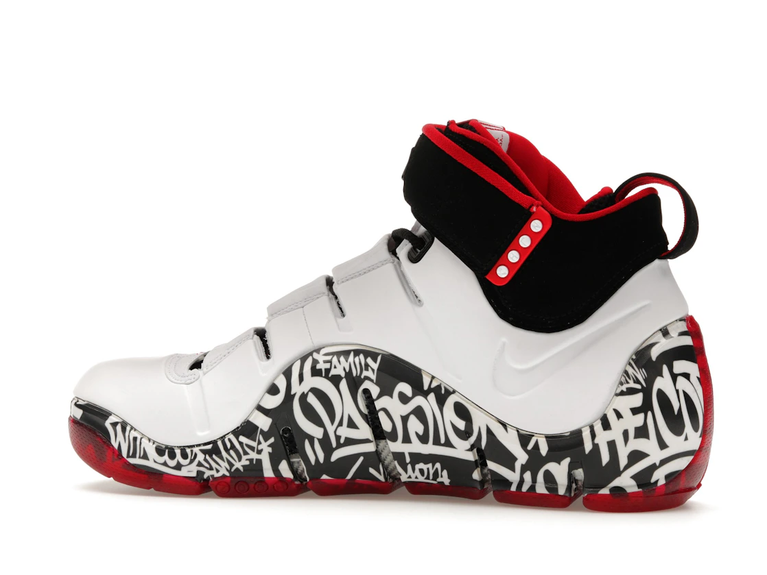 Vue 21 de Nike Zoom LeBron 4 Graffiti (2023)