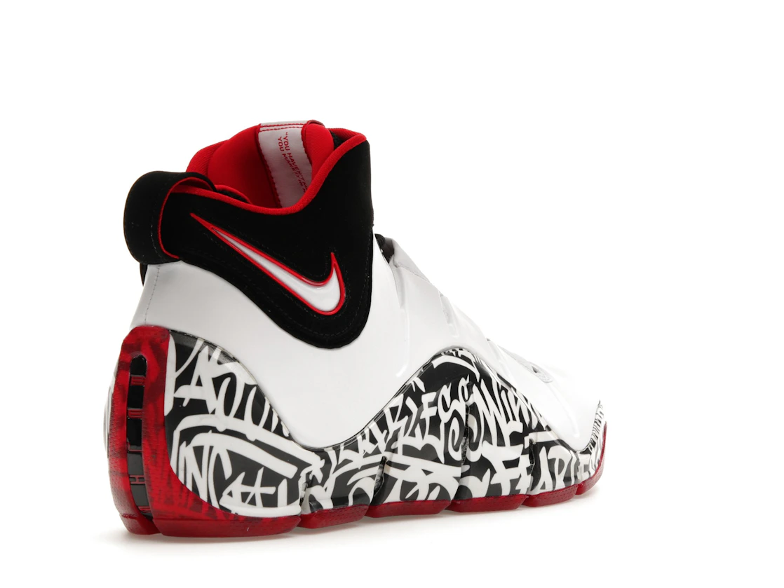 Vue 32 de Nike Zoom LeBron 4 Graffiti (2023)