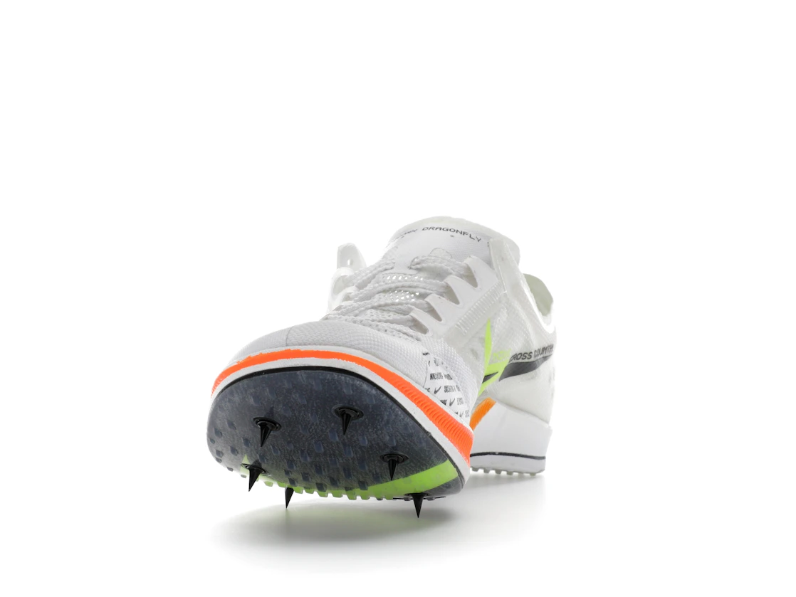 Vue 12 de Nike ZoomX Dragonfly XC White Total Orange