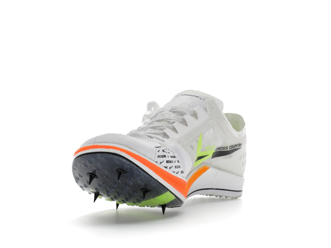 Vue 13 de Nike ZoomX Dragonfly XC White Total Orange