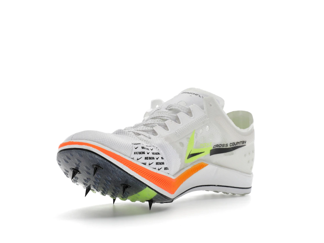 Vue 14 de Nike ZoomX Dragonfly XC White Total Orange