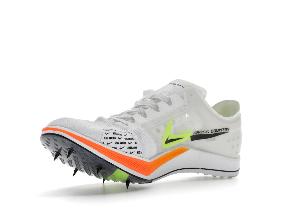 Vue 15 de Nike ZoomX Dragonfly XC White Total Orange