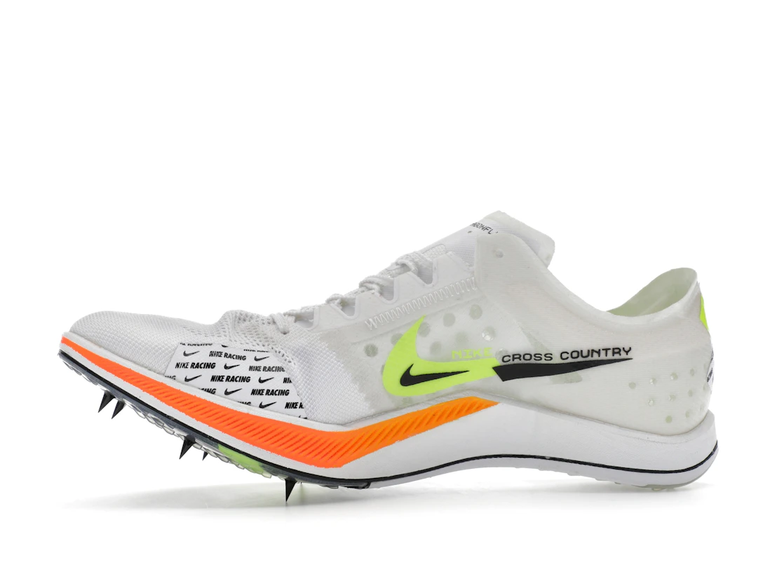 Vue 18 de Nike ZoomX Dragonfly XC White Total Orange