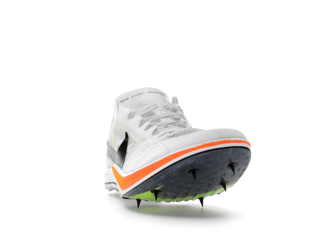 Vue 8 de Nike ZoomX Dragonfly XC White Total Orange