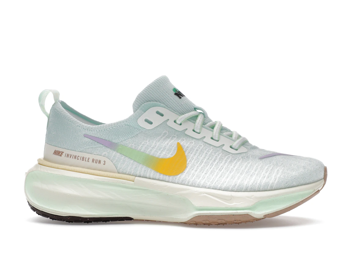 Vue 2 de Nike ZoomX Invincible Run 3 Barely Green Violet Mist 