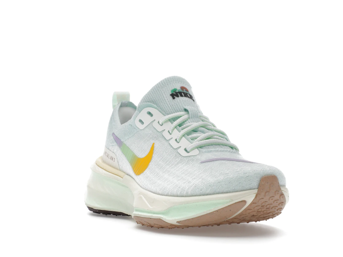 Vue 7 de Nike ZoomX Invincible Run 3 Barely Green Violet Mist 