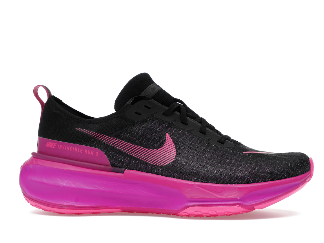 Vue 2 de Nike ZoomX Invincible Run 3 Black Vivid Grape