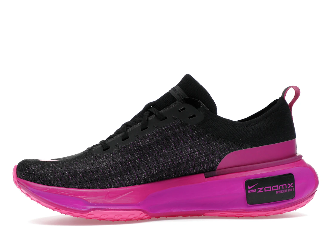 Vue 18 de Nike ZoomX Invincible Run 3 Black Vivid Grape