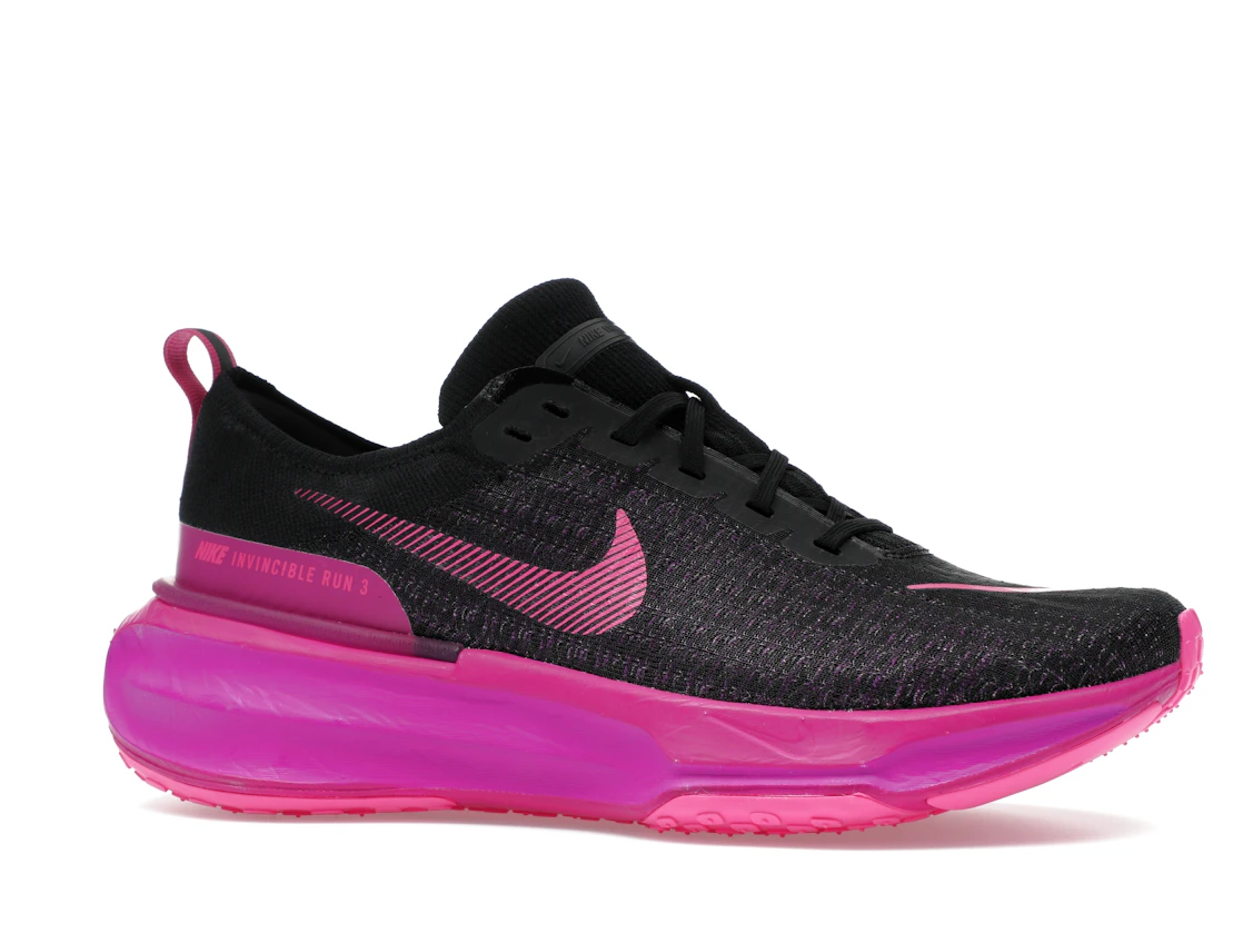 Vue 3 de Nike ZoomX Invincible Run 3 Black Vivid Grape
