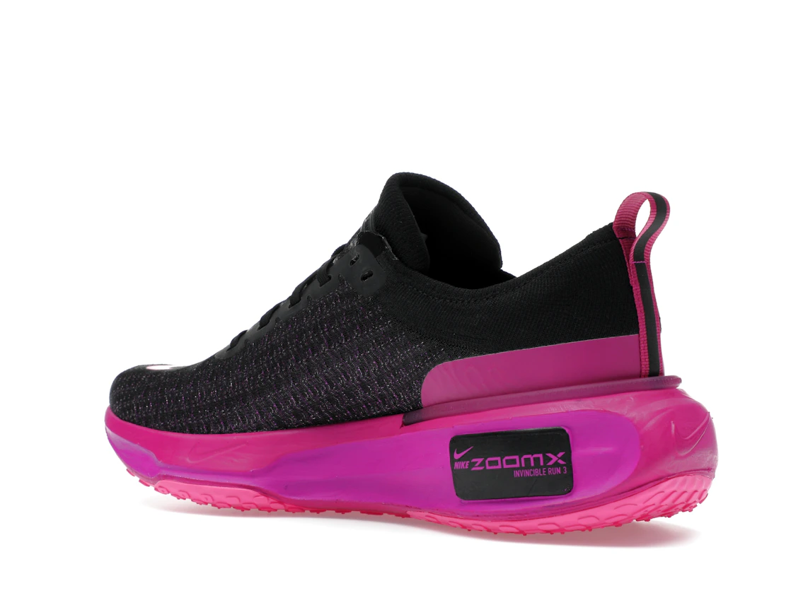 Vue 23 de Nike ZoomX Invincible Run 3 Black Vivid Grape