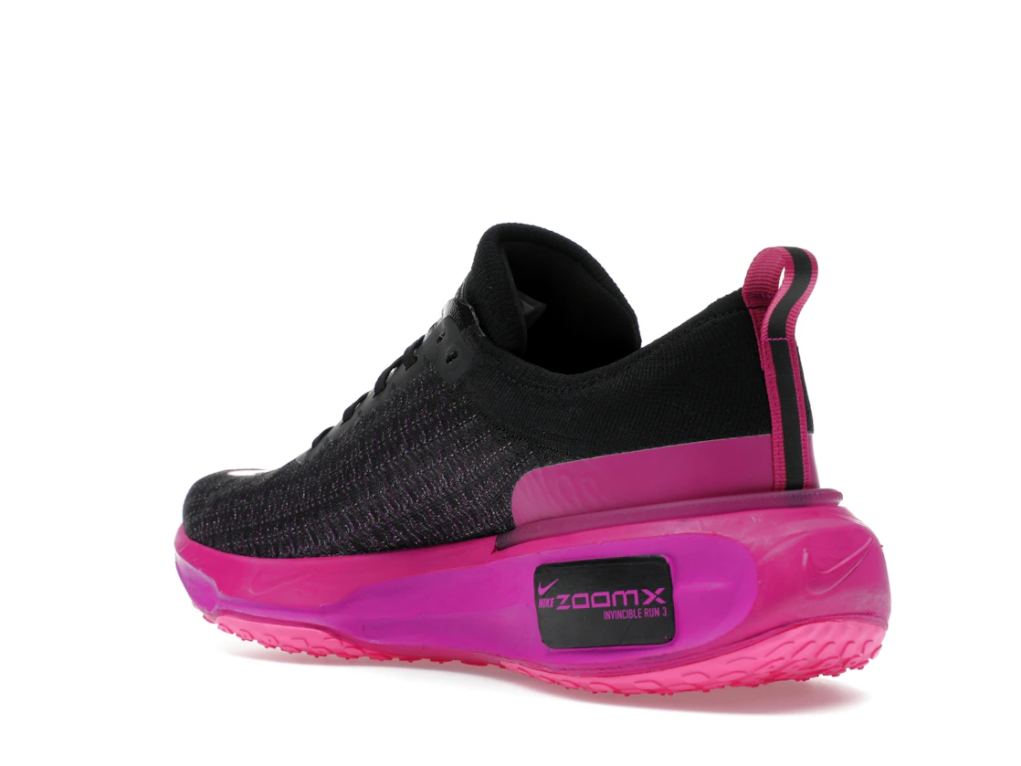 Vue 24 de Nike ZoomX Invincible Run 3 Black Vivid Grape