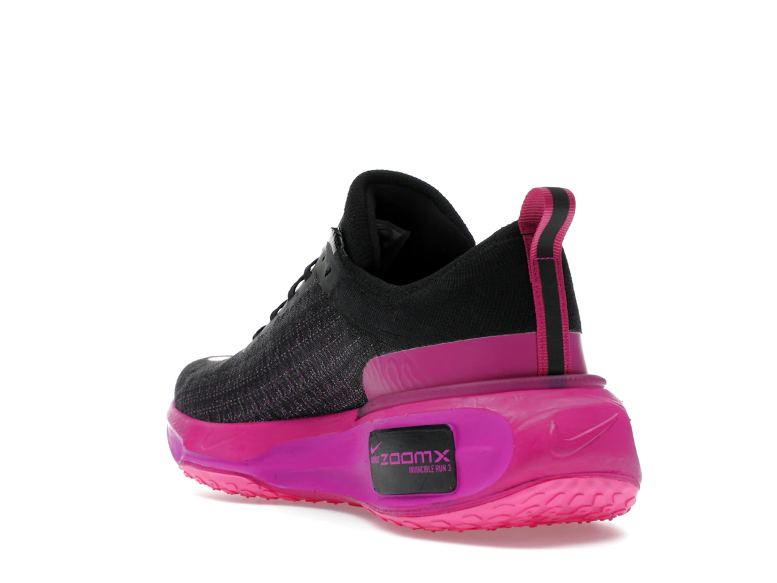 Vue 25 de Nike ZoomX Invincible Run 3 Black Vivid Grape