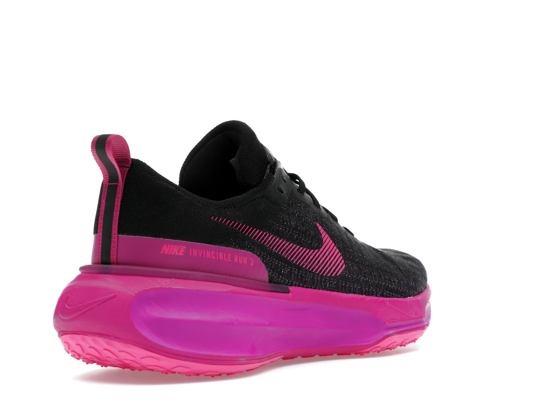 Vue 32 de Nike ZoomX Invincible Run 3 Black Vivid Grape