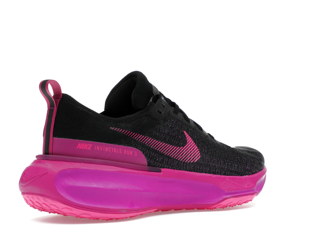 Vue 33 de Nike ZoomX Invincible Run 3 Black Vivid Grape