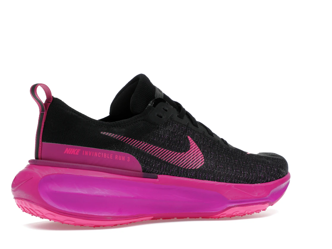 Vue 34 de Nike ZoomX Invincible Run 3 Black Vivid Grape