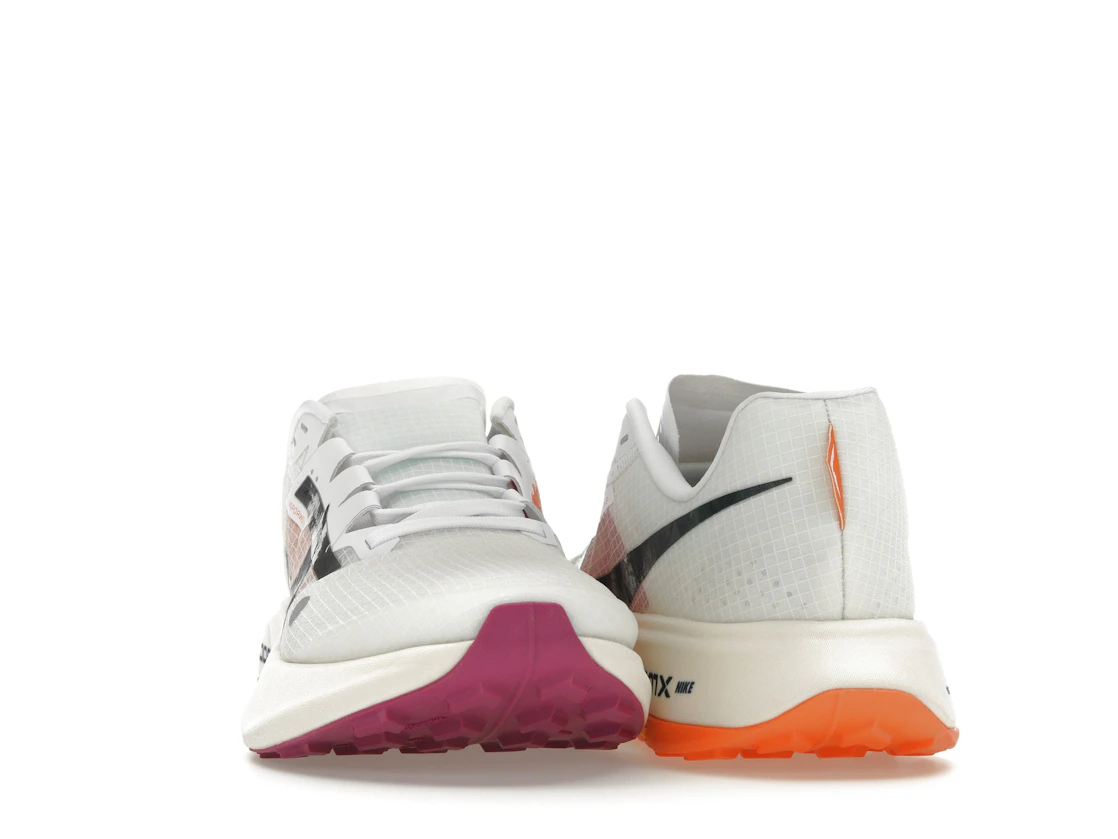 Vue 9 de Nike ZoomX Ultrafly Trail White Safety Orange Vivid Grape