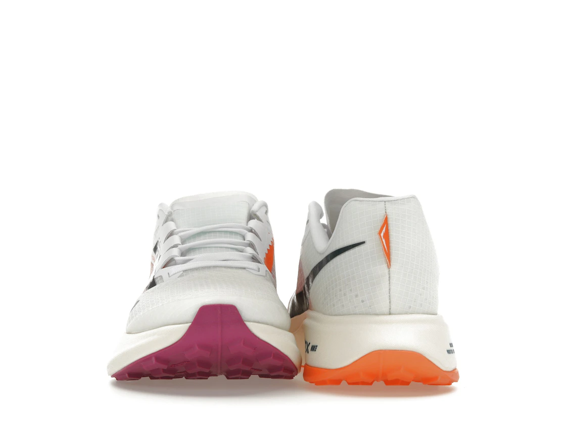 Vue 10 de Nike ZoomX Ultrafly Trail White Safety Orange Vivid Grape
